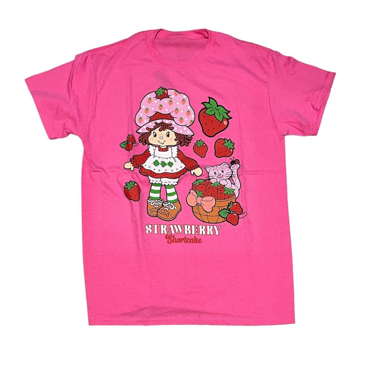 Strawberry Shortcake Cartoon Unisex T-shirt S-5XL S