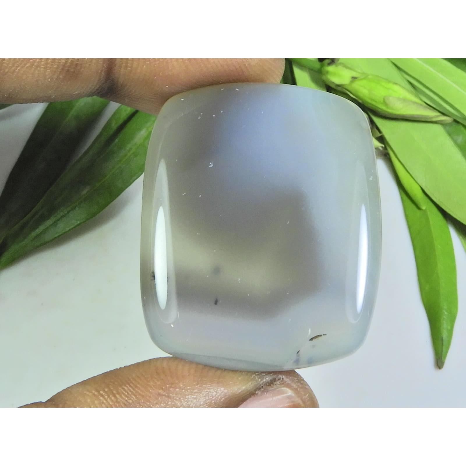 

58Cts. Натуральный ботсванский агат огранки «октагон», кабошон, отдельный драгоценный камень 29X35X05мм A-96