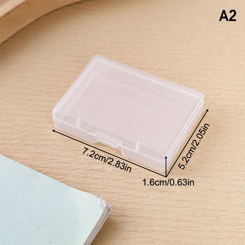 Poker Card Storage Box Multiple Sizes Rectangular Pp Plastic Box Fish Hook Packaging Box Earplug Accessory Cosmetics Storage Box