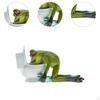 Figurine Grenouille Animal de Collection Ornement Résine Art Fait Main Cadeau Nordique Sculpture Artisanat 3D pour