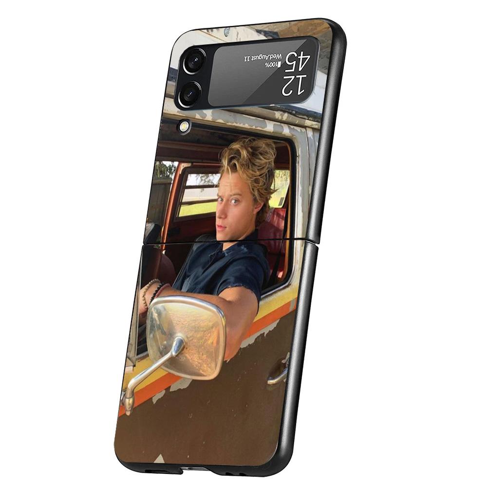 

Outer Banks JJ M-Maybank Cover Phone Case For Samsung Galaxy Z Flip 7 6 5 4 3 5G Flip7 Flip6 Flip5 Flip4 Flip3 Black Fundas Shel Samsung Z Flip 4
