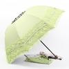 Yousheng Spitze Faltbarer Regenschirm Tragbar Sonnenschutz UV-Schutz Schirm Winddicht Leicht Wasserdicht Reise Mini Sonnenschirm Regenschirm Tasche