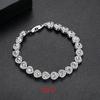 Herzliches 4x4 Valentinstagsgeschenk: modisches Damenarmband mit pavé-gesetztem Kupfer und Zirkonia