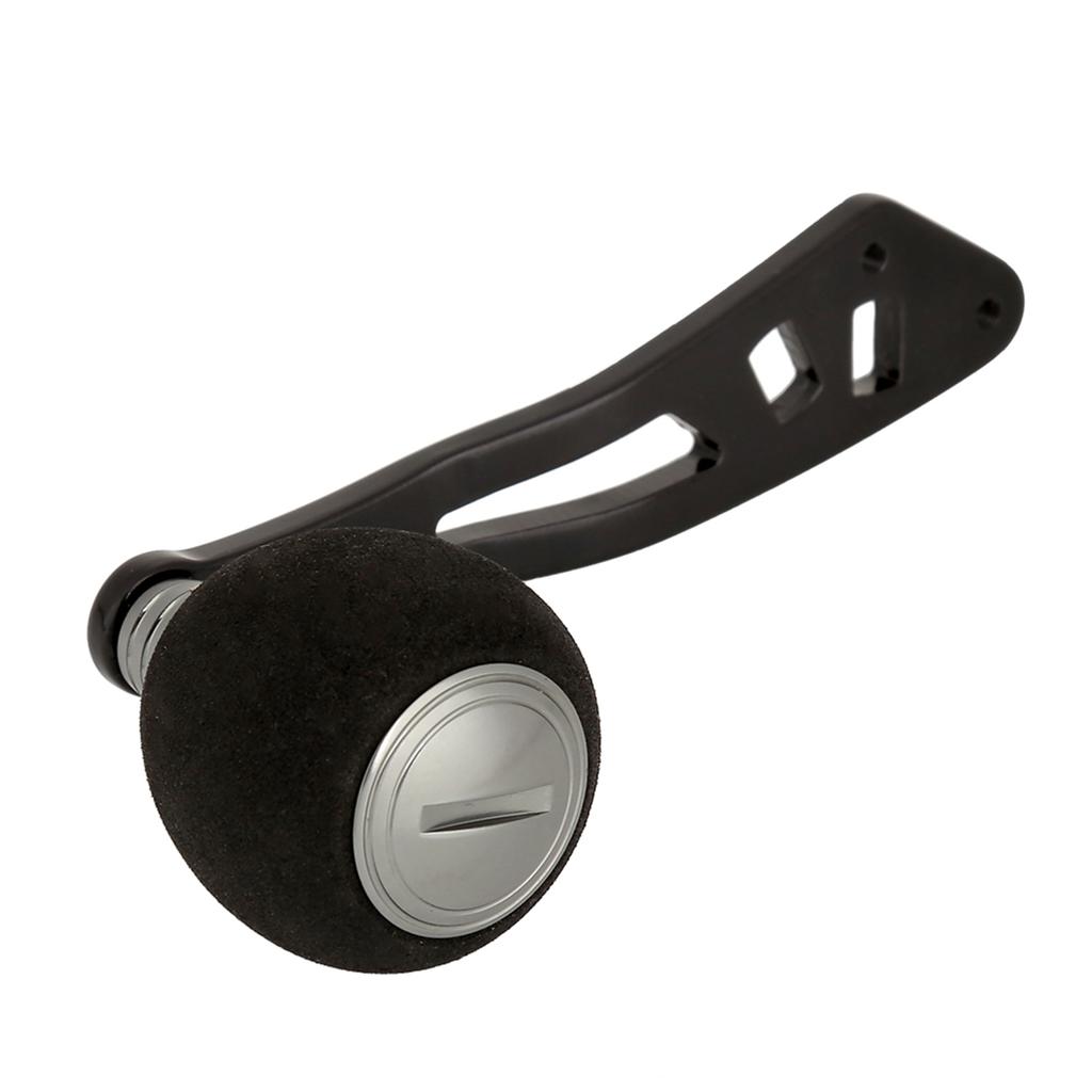 Fiskerullehandtag EVA-knopp med beslag Reservdelar för lågprofilrulle (Vapen färg)