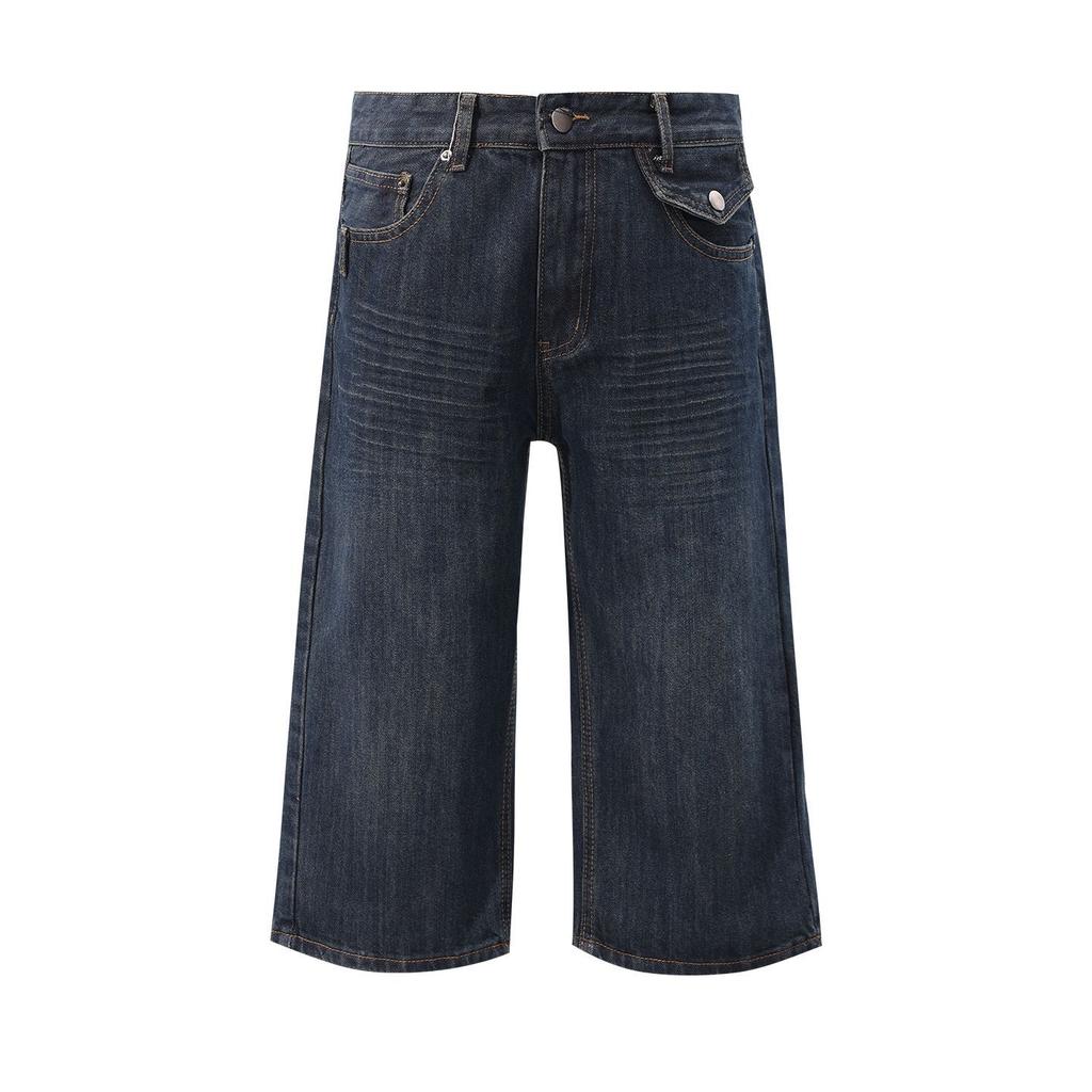 Trendy Spring Summer Slim Fit Denim Cropped Capri Pants For Women Versatile Basic Slimming Casual Bottoms