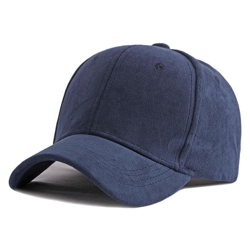 Suede Baseball Cap Snapback Adjustable Breathable Dad Hats For Women and Men Unisex Soft Faux Suede Casual Solid Color Sport Hat