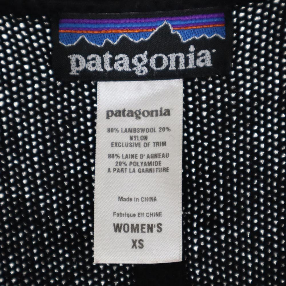 patagonia Outdoor 50370F0 7 minutes sleeve knit cardigan XS black Women Used