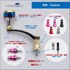 HEIGHTEN 56mm Arch Engine Reel Handle for Shimano and Daiwa Spinning Reels (Gold & Black) (266)
