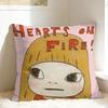 Y-Yoshitomo Nara Pillow Case  Square Pillow Cover Novelty Cushion Cover For Living Room Sofa