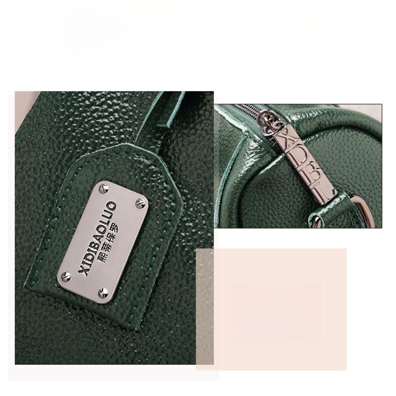 European and American Style Clamshell Soft Leather PU Leather Portable Crossbody Bags Simple Casual Large-capacity Female Bag
