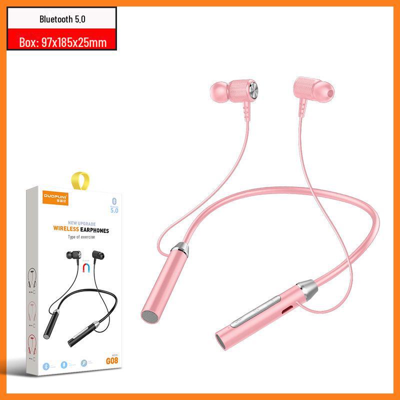 Bluetooth In-Ear Neckband Stereo: True Wireless, Long-Lasting Battery for Sports and Running.