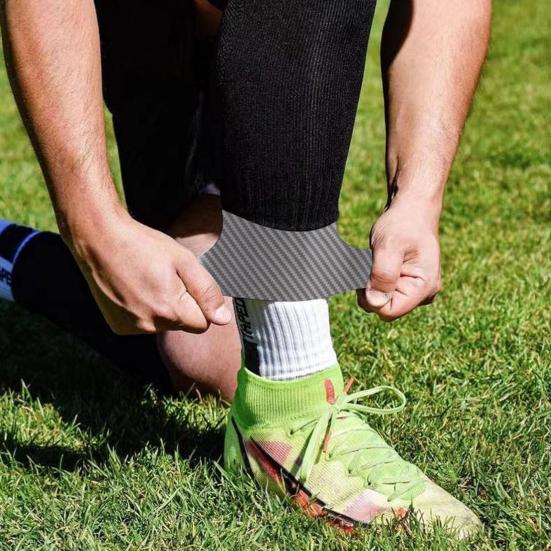 1 pár silikonových chráničů holení pro muže Ženy Mládež Fotbal Rugby Kopací míč Běh Chrániče holeně Měkké elastické pásky na fotbalové nohy