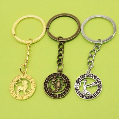 Zwölf Tierkreiszeichen Sternzeichen Schlüsselanhänger Anhänger - Heiß verkaufender Schmuck