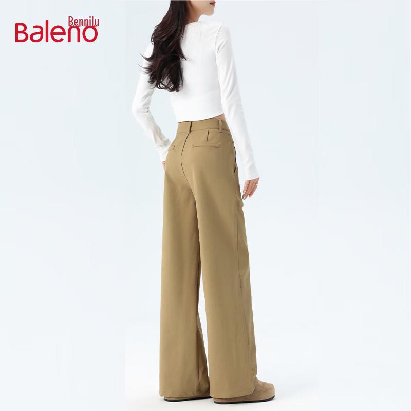 Baleno Women s High-Waist Loose Casual Pants M