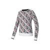 FILA Golf Series All Over Print Sports Crew Neck Long Sleeve Knit Top Women tops Legendary-Blue A11W415406F-NV