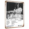 לאנה דל ריי אלבום Ultraviolence כיסוי מתכת אמנות קיר קישוט מוזיקה וינטג' לחדר שינה סלון