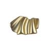 European and American Fashion Wavy Pattern Irregular Brooch High-End Simple Versatile Coat Niche Metal Pin Clothing Accessories