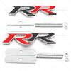 1Pc 3D Metal RR Logo Car Front Grille Rear Trunk Emblem Badge Decals For Civic Mugen Accord Crv City Hrv Sticker Accessories