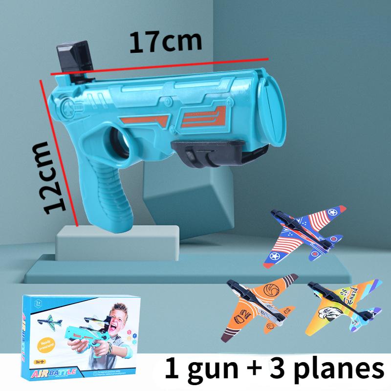 Cheap Airplane Gun Toy Foam Ejection Kids Outdoor Boys Burst Pistol