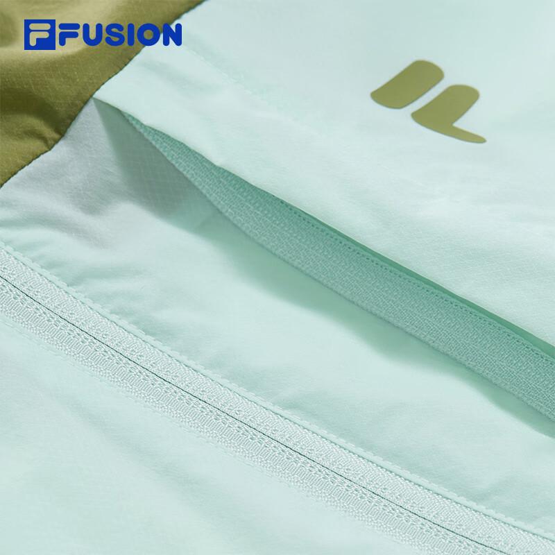FILAFUSION Men's Color-Blocked Hooded Woven Jacket