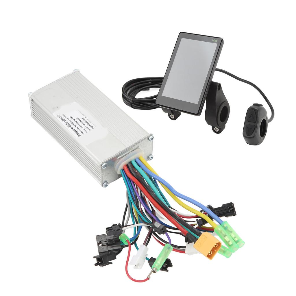 36V 48V 60V 500W 28A M6C Display Brushless Controller Kit Sine Wave 3 Modes Motor Brushless Controller Replacement