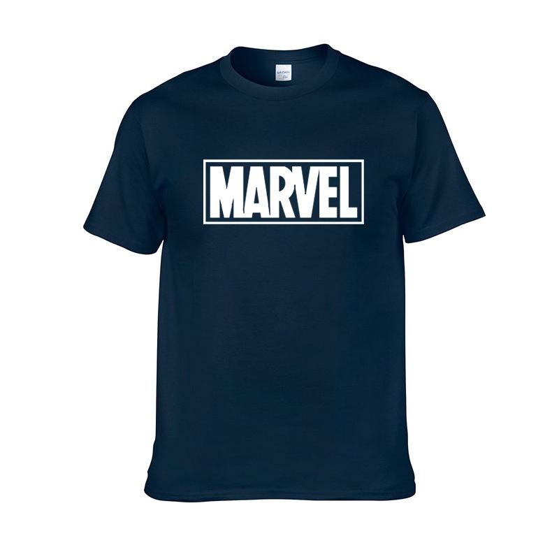 

Comfortable And Stylish Marvel T-shirt Avengers Endgame Cotton Short Sleeve Top M тёмно-синий