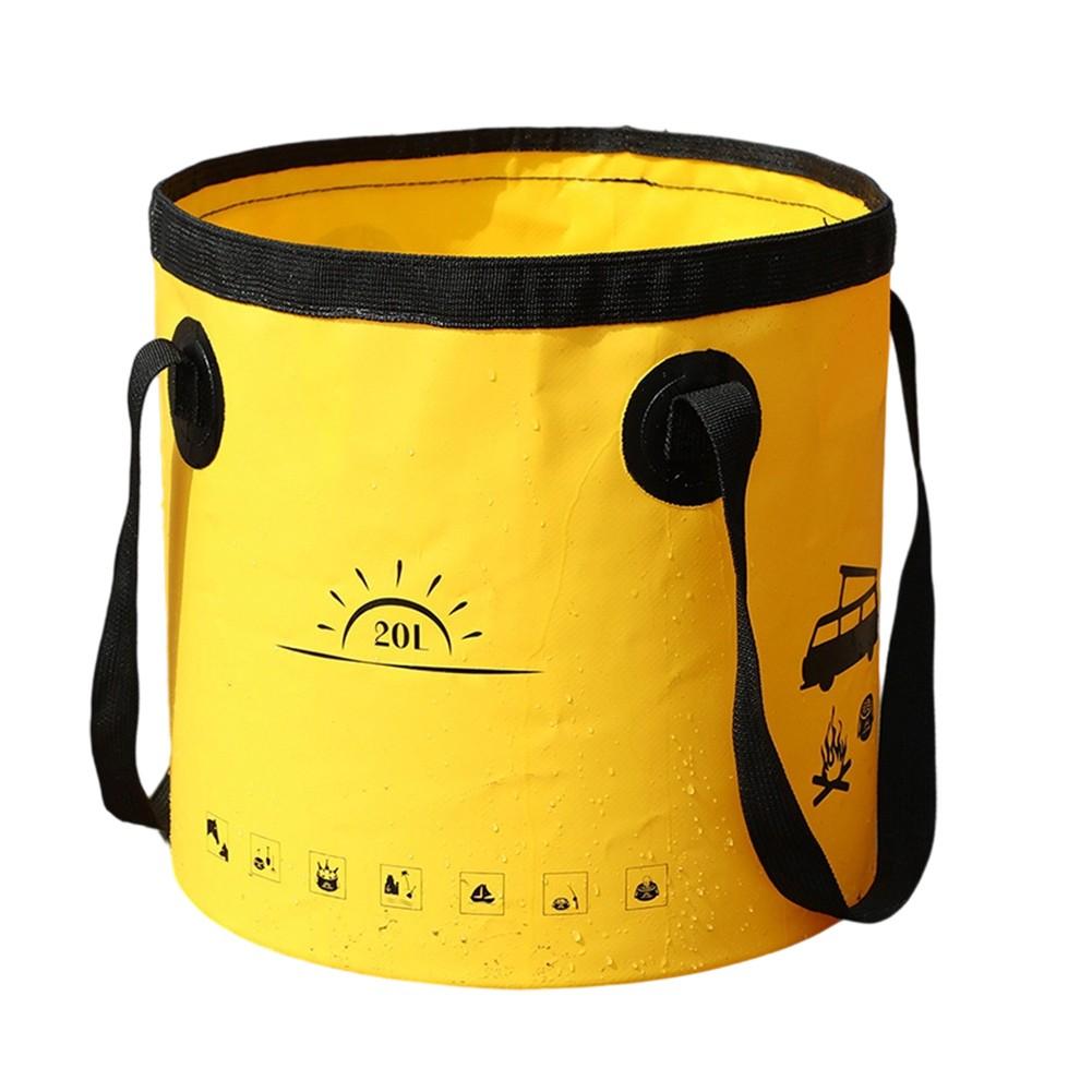 Lightweight 20L Foldable Water Bucket for Outdoor Use and Home Activities
