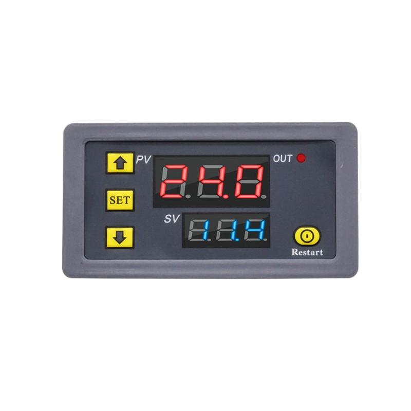Stlxy LED Display Loop Timer DC 12V Digital Delay Relay Control Switch Adjustable Timing Relay Delay Switch AC 110V 220V
