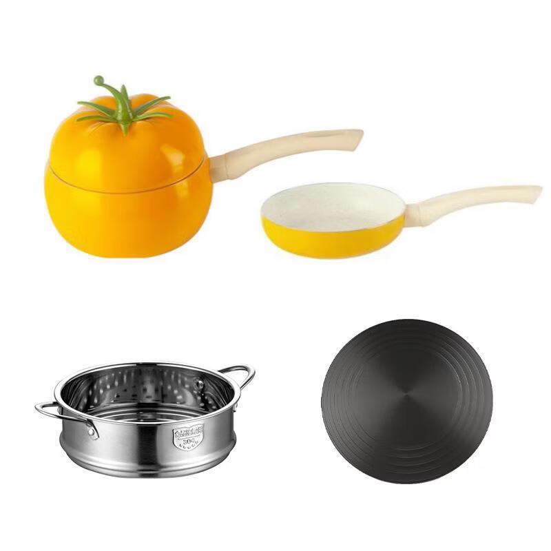 Yicang Cute Tomato Maifan Stone Milk Pot