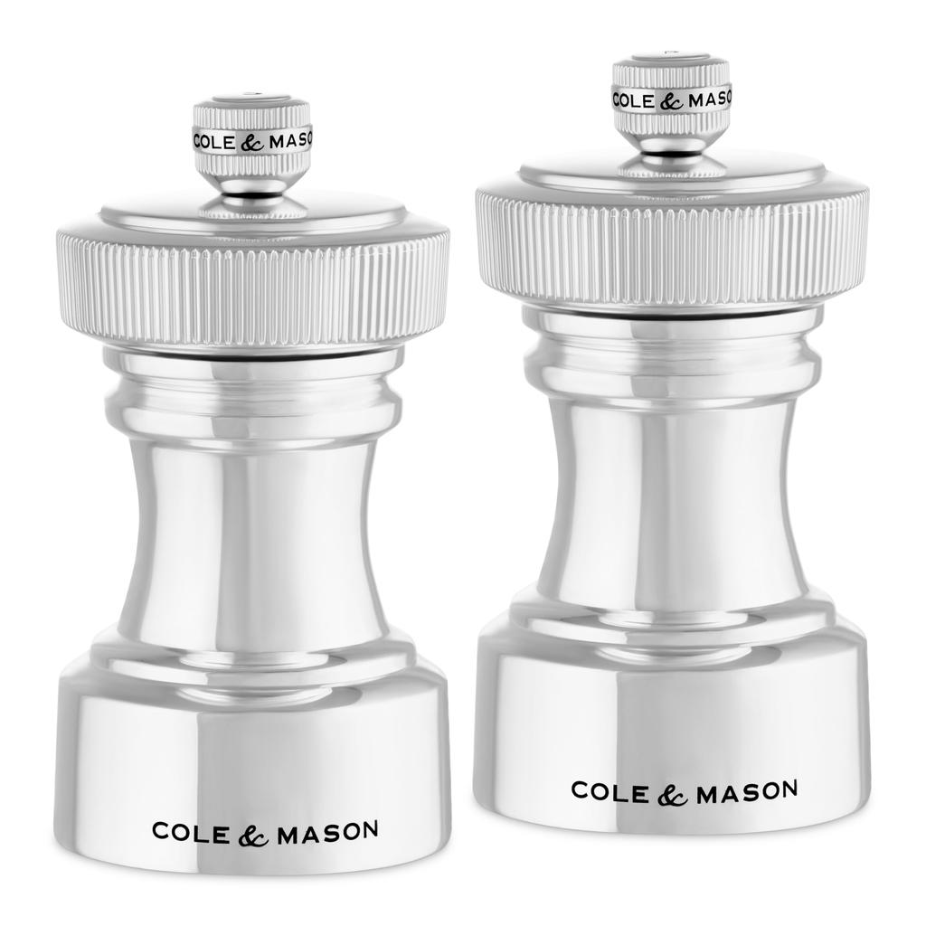 Cole & Mason Hoxton Salt and Pepper Mill Gift Set, Luxury Design, British Brand