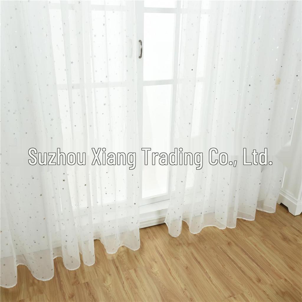 2025 Pastoral Fresh Star Curtain for Living Room and Bedroom