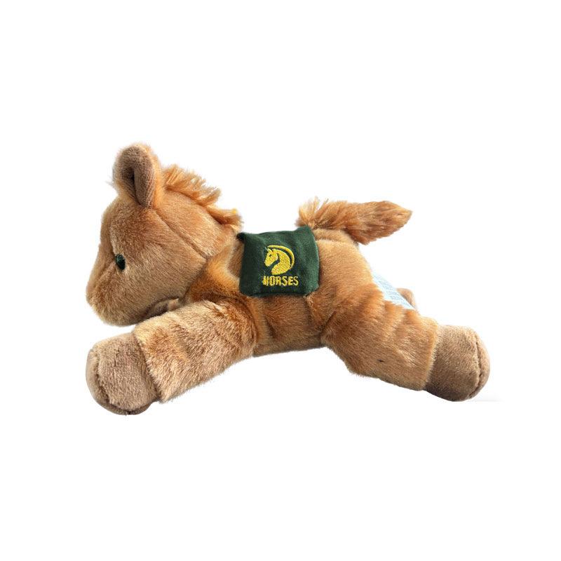 

Year of the Horse mascot doll saddle pony doll white horse plush toy girl sleeping pillow doll gift 21cm