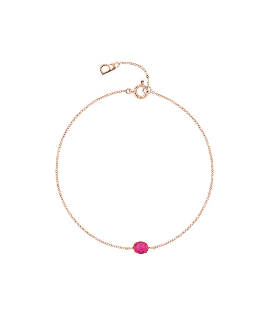 Lloyd Ruby Bar 10K Bracelet Lwf25005D
