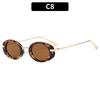 Rimless Sunglasses Women Luxury Brand Metal Frame Black Small Oval Sun Glasses Unsiex Elegant Shades UV400