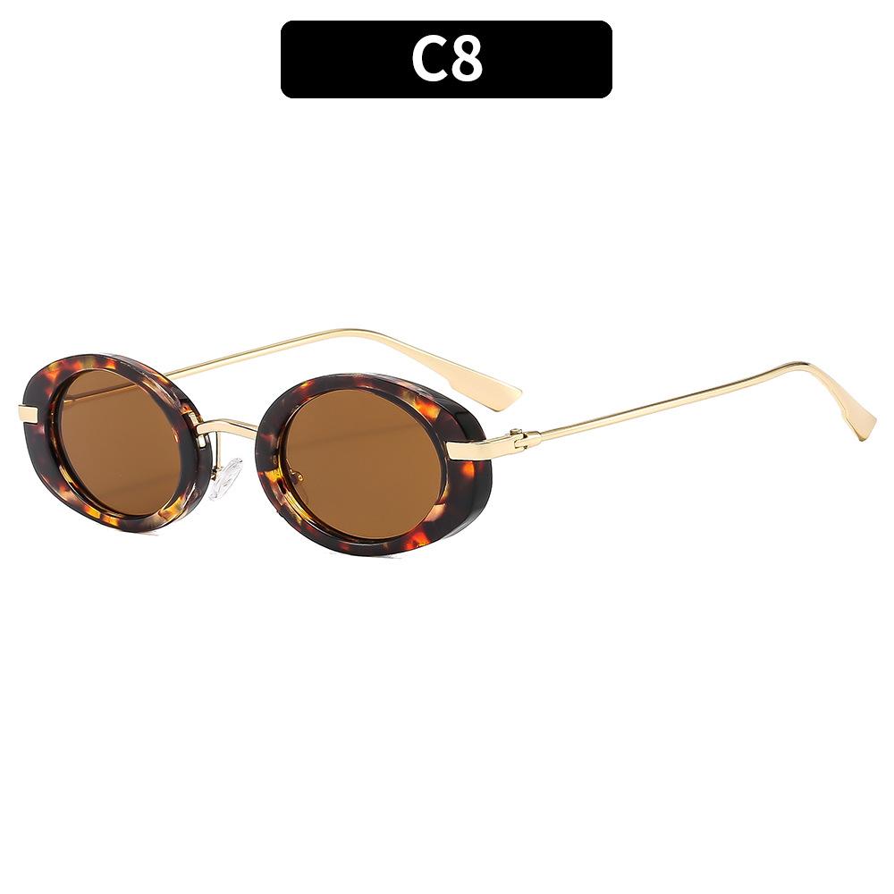 Rimless Sunglasses Women Luxury Brand Metal Frame Black Small Oval Sun Glasses Unsiex Elegant Shades UV400