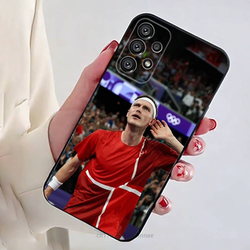 V-Viktor Axelsen Phone Case For Samsung Galaxy A54,34,24,73,53,52,52S,04S,04E,A72 Cover