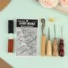 Leather Sewing Tools Kit Wear Resistant DIY Leather Craft Hand Stitching Set for Shoe Bag Repair Work