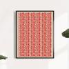 Red Love Letters Psychedelic Art Canvas Printing Extremely Cheap Wall Art Posters for Modern Living Room Bedrooms and Home Decor