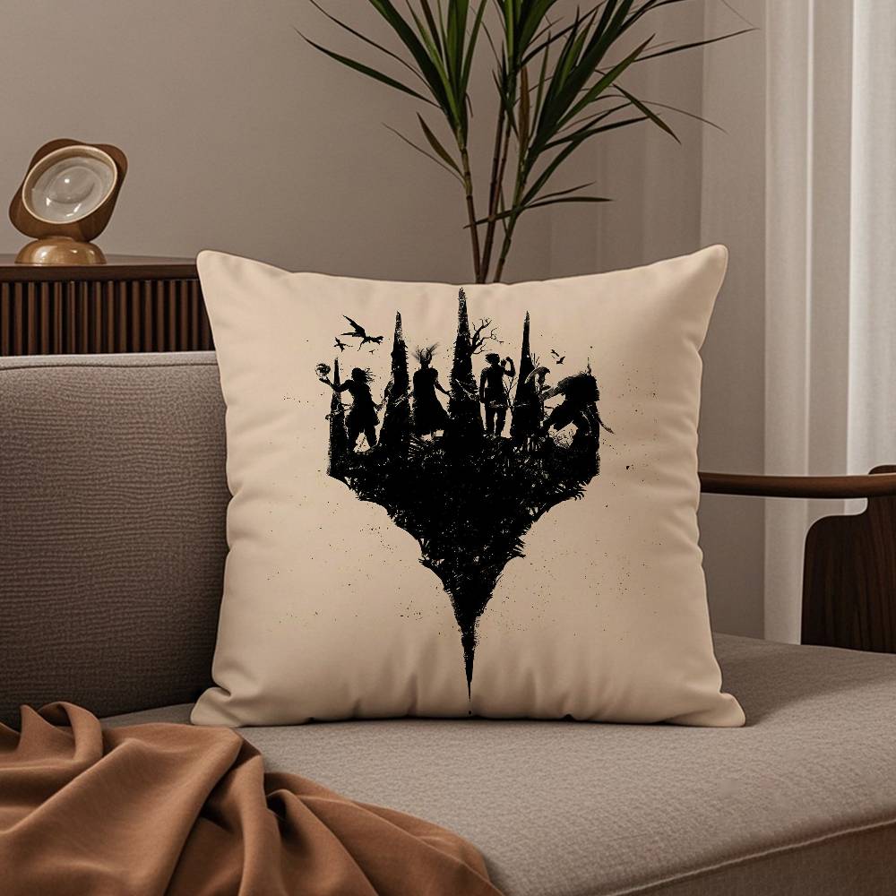 Games M-Magic The Gathering Pillow Case Pattern Printing Pillowcase Living Room Sofa Cushion Cover Bedroom Room Decor