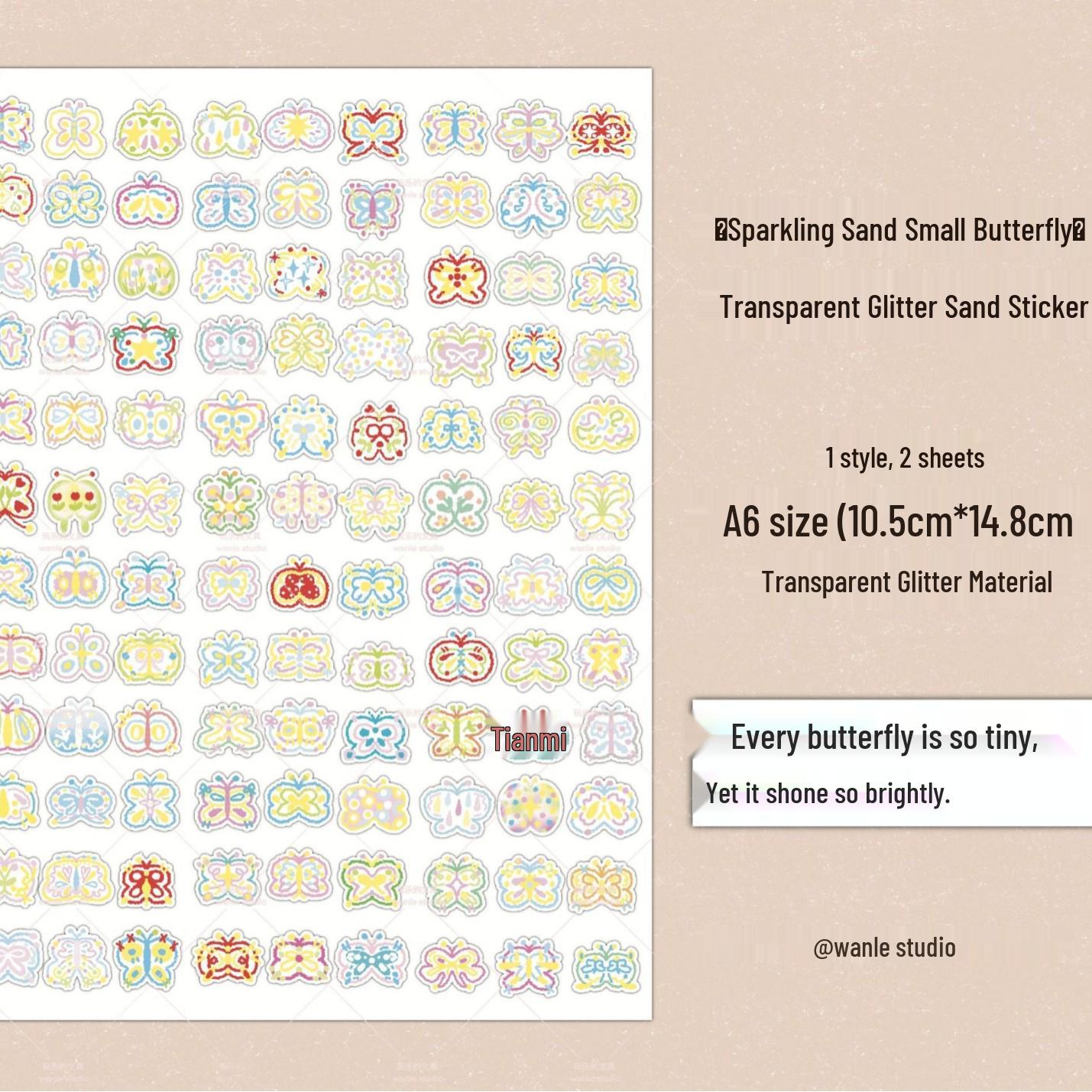 Summer 2025 Retro Camera & Butterfly DIY Planner Stickers