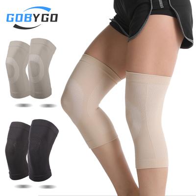 Durable And Safe 1Pair Summer Ultra Thin Knee Support Knitted Stretch Knee Support Meniscus Arthritis Injury Relief Knee Pain Gym Running