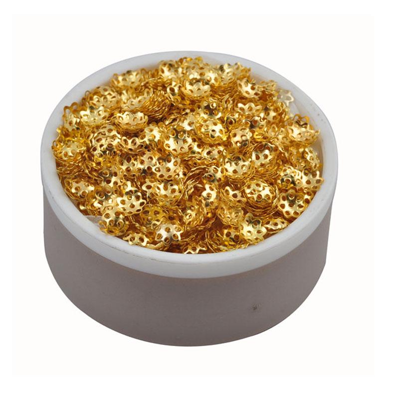 

800 шт. 6 мм красивые полые цветочные бусины-разделители, колпачки для очаровательных ювелирных изделий 6mm