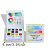 12 Colors Solid Watercolor Paint Set Portable Non‑toxic Travel Watercolor Set Travel Size Solid Watercolor Paint Box Travel