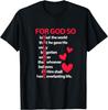 Valentine's Day For God So Loved The World Valentine T-Shirt
