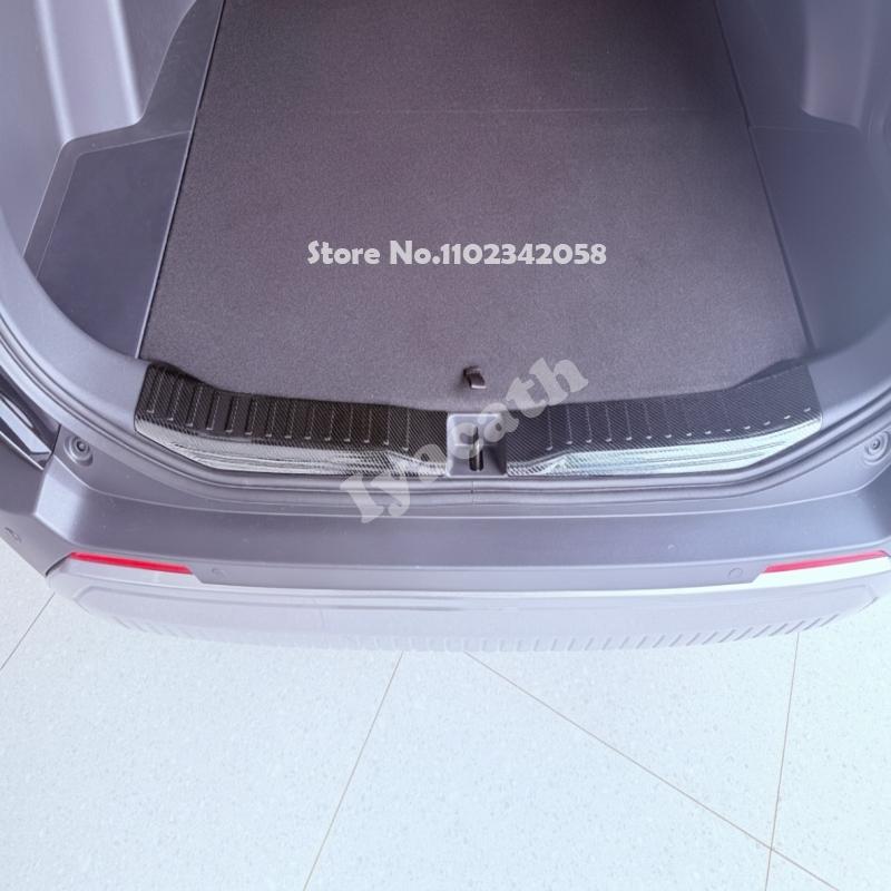 For Toyota RAV4 RAV 4 RAV4 2026 2027 Steel Interior Rear Bumper Tailgate Door Sill Welcome Trunk Tread Plate Molding Accessories