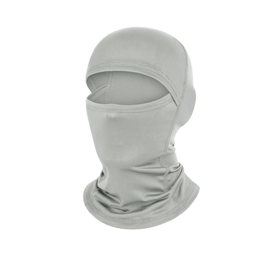 Fashion Ice Silk Cool Balaclava Quick Dry Breathable Full Face Cap Sun Protection Face Cover Headwear Summer