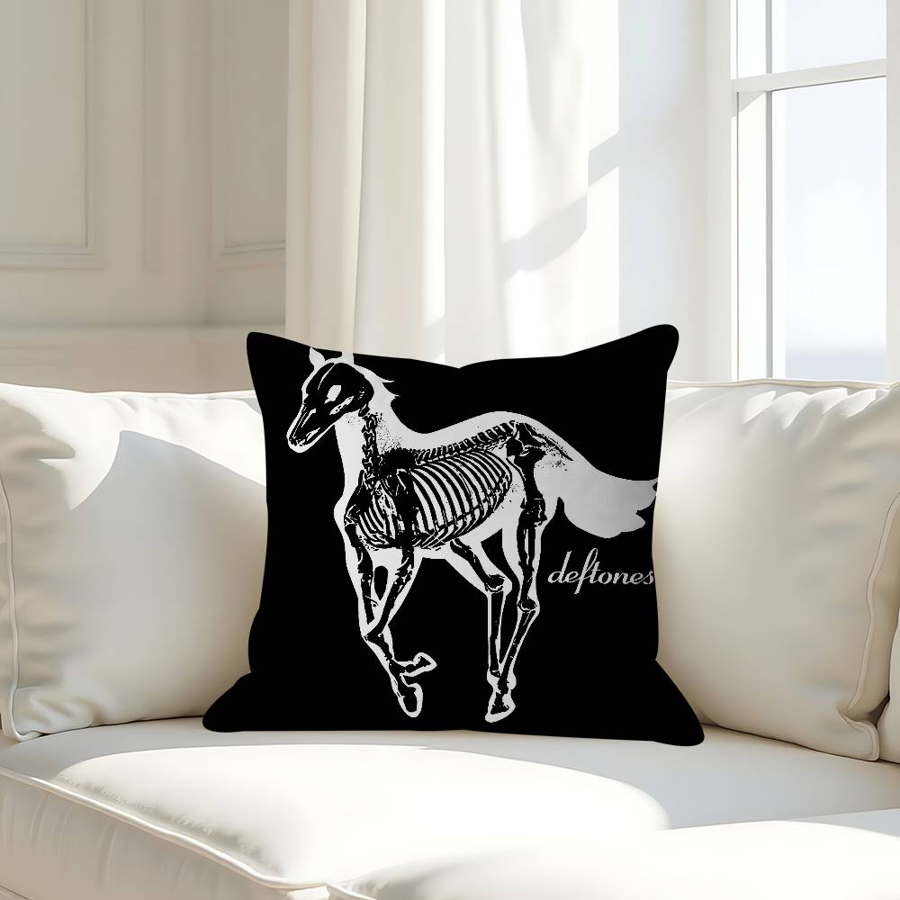 Deftones Music Pillow Cover Sofa Cushion Cover Home Room Decoration Children Gift