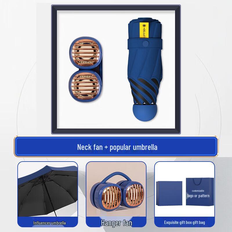 Smart 316 Coffee Cup & Portable Neck Fan Gift Set