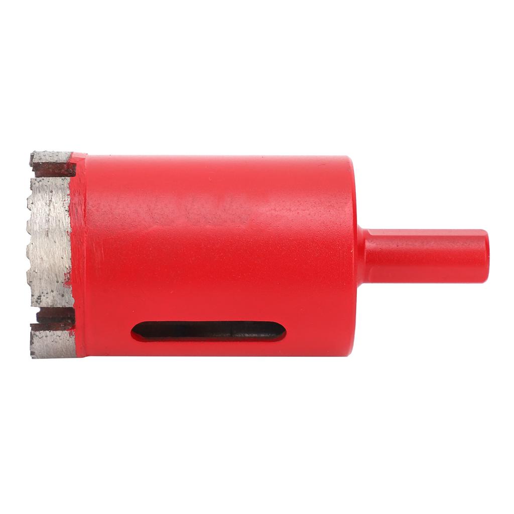 Hole Saw Drill Tool Diamond Red High Speed Steel Wave Tooth Saw Bit 38mm for Marble
