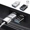 Car Type-C Turn USB3.0 Adapter Auto Converter Interior Parts For Mazda CX3 2 323 CX5 CX30 2015 Atenza 3 GJ MX3 RX7 Axela MX30